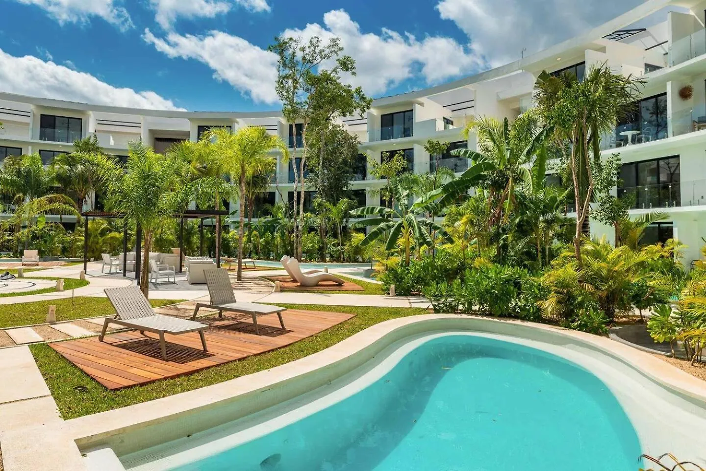 Studio With Pool View Balcony In Veleta Tulum Appartamento